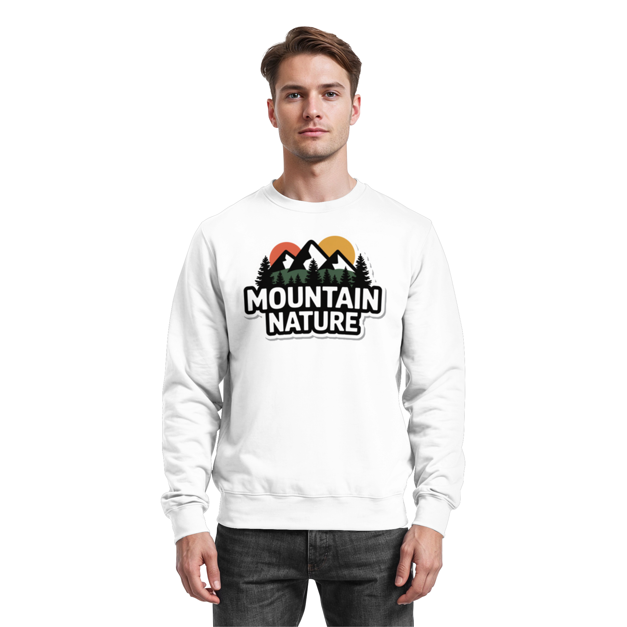 Mountain nature - Basic Sweatshirt - Arvenzo