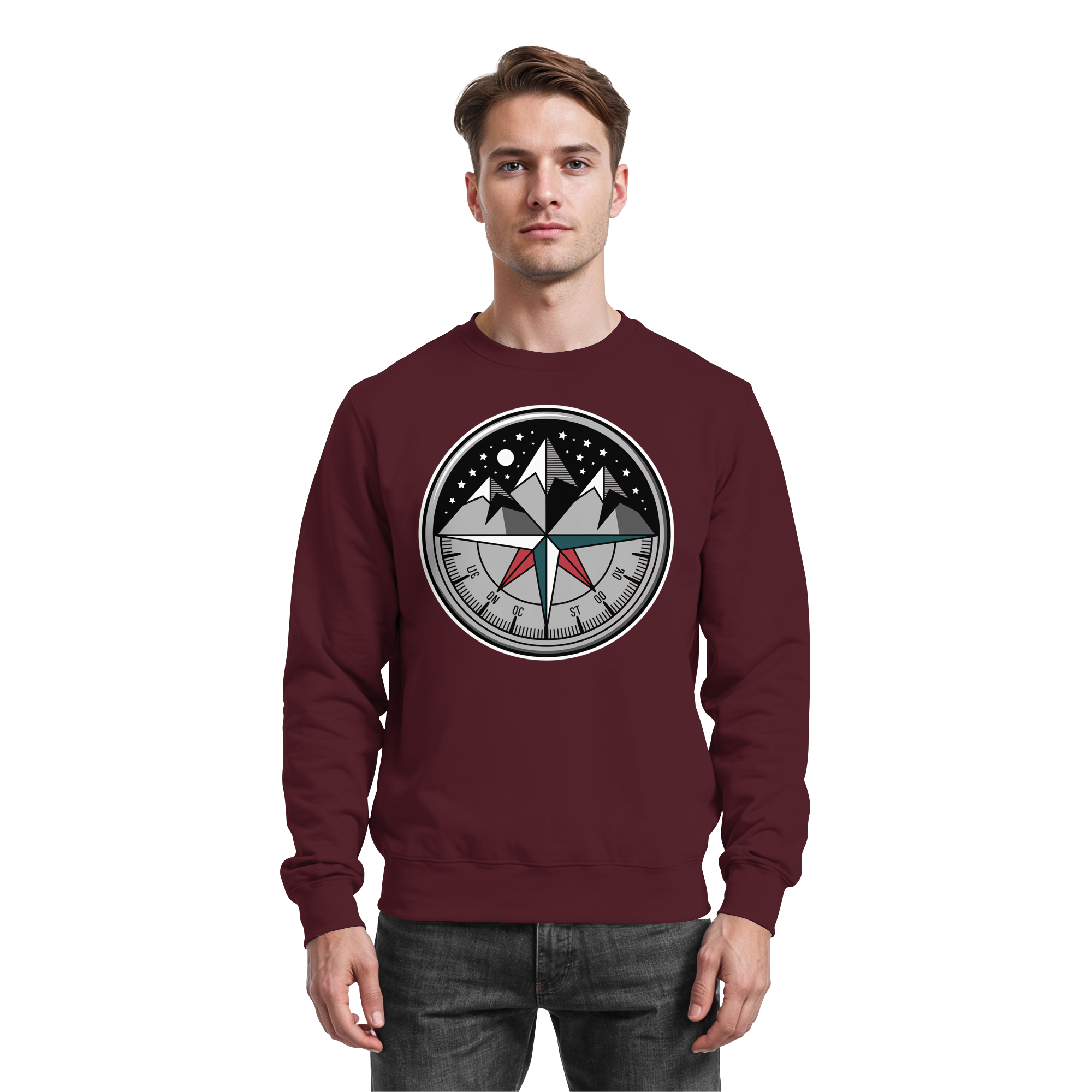 Starry compass  - Basic Sweatshirt - Arvenzo