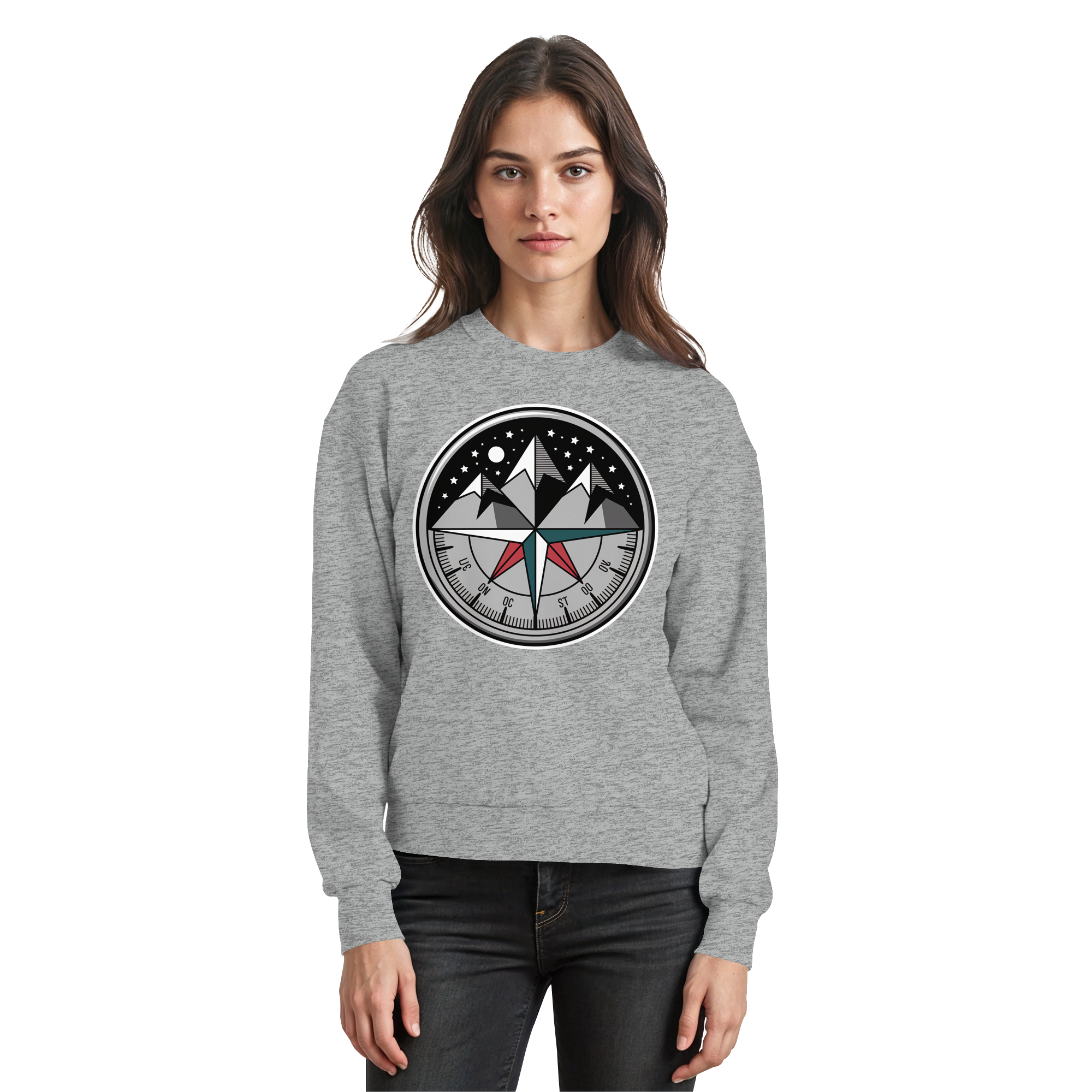 Starry compass  - Basic Sweatshirt - Arvenzo