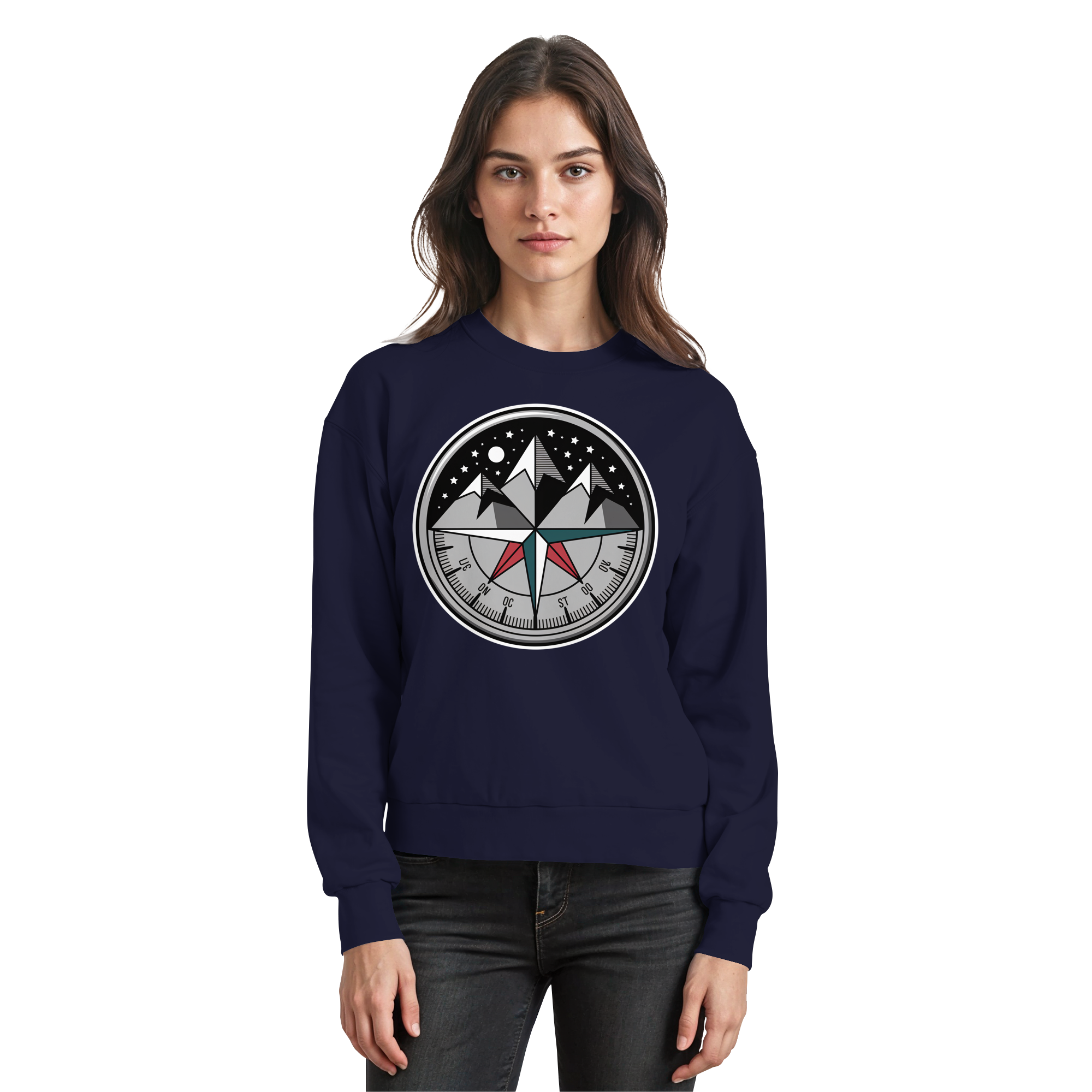 Starry compass  - Basic Sweatshirt - Arvenzo