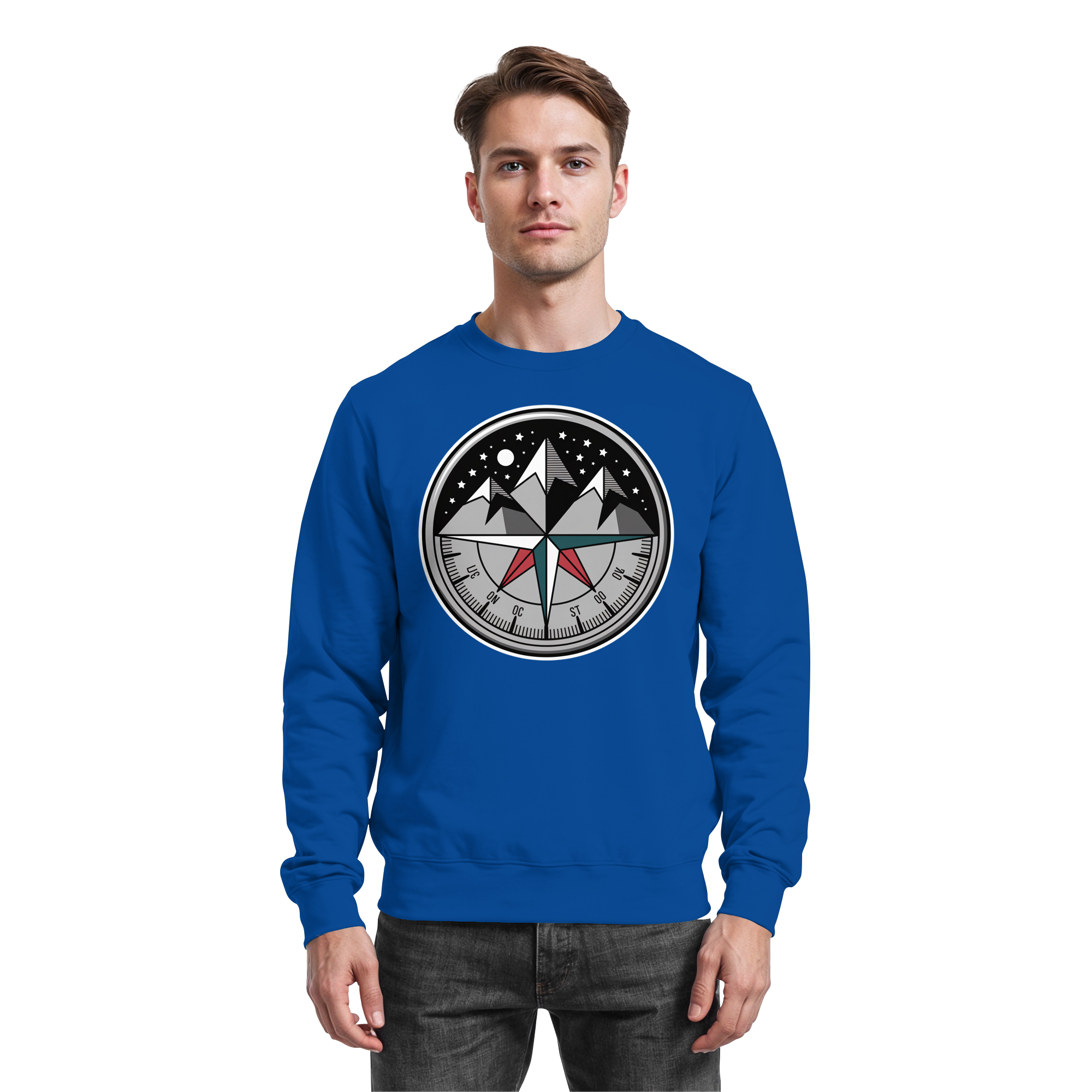 Starry compass  - Basic Sweatshirt - Arvenzo