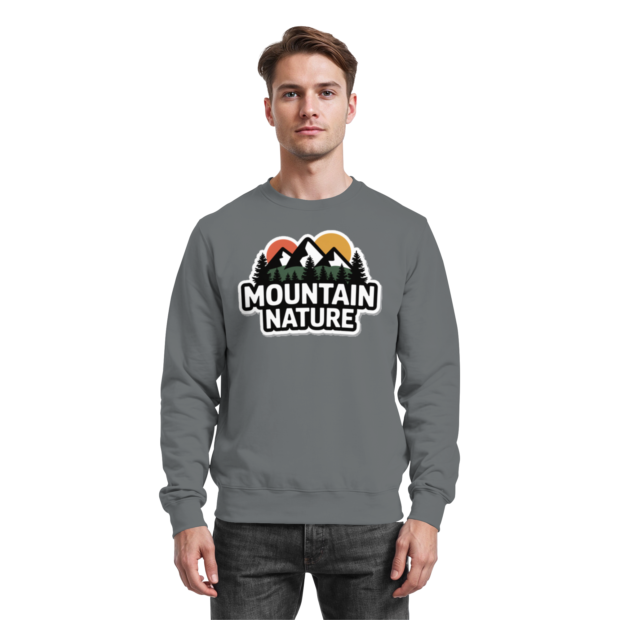 Mountain nature - Basic Sweatshirt - Arvenzo
