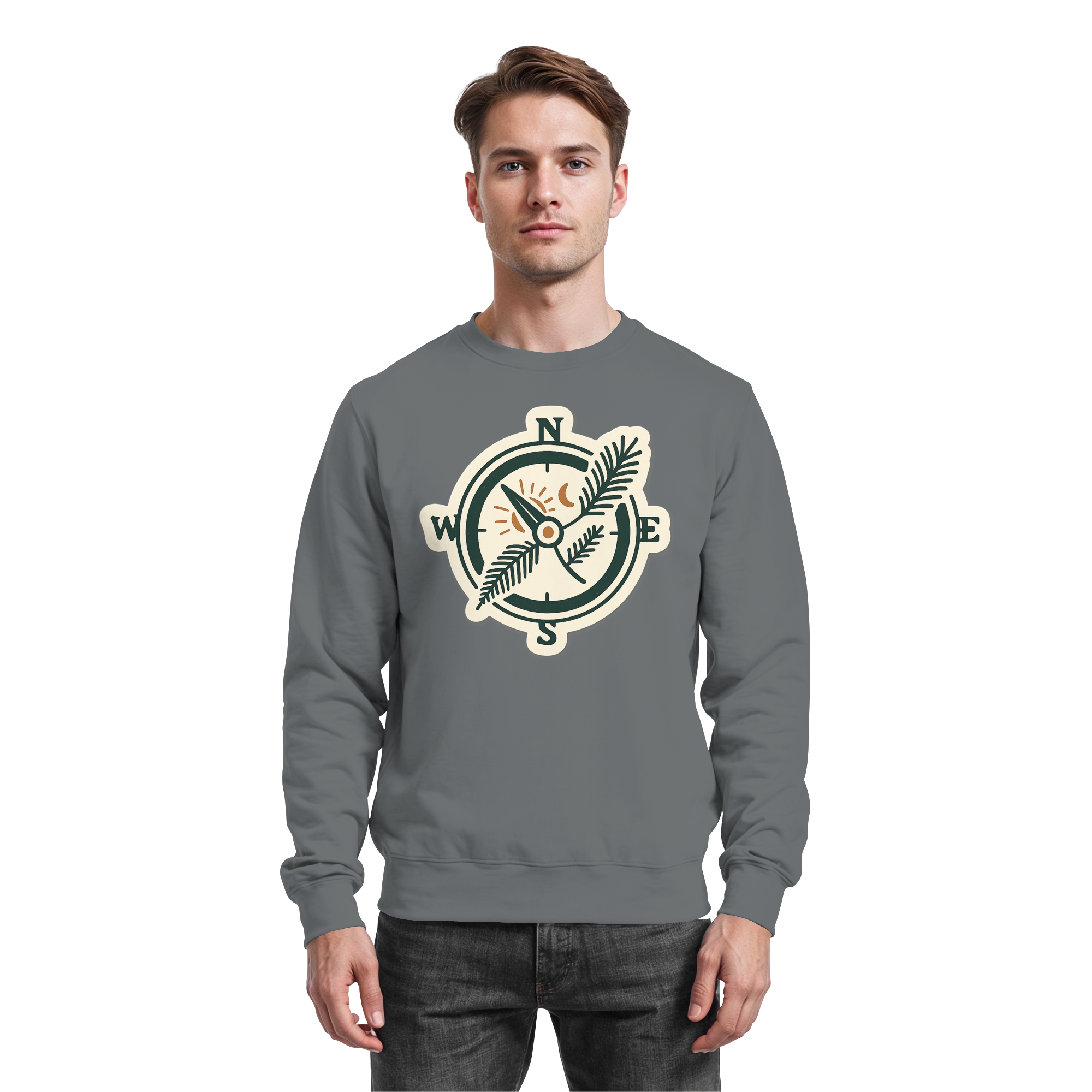 Natura Compass - Basic Sweatshirt - Arvenzo