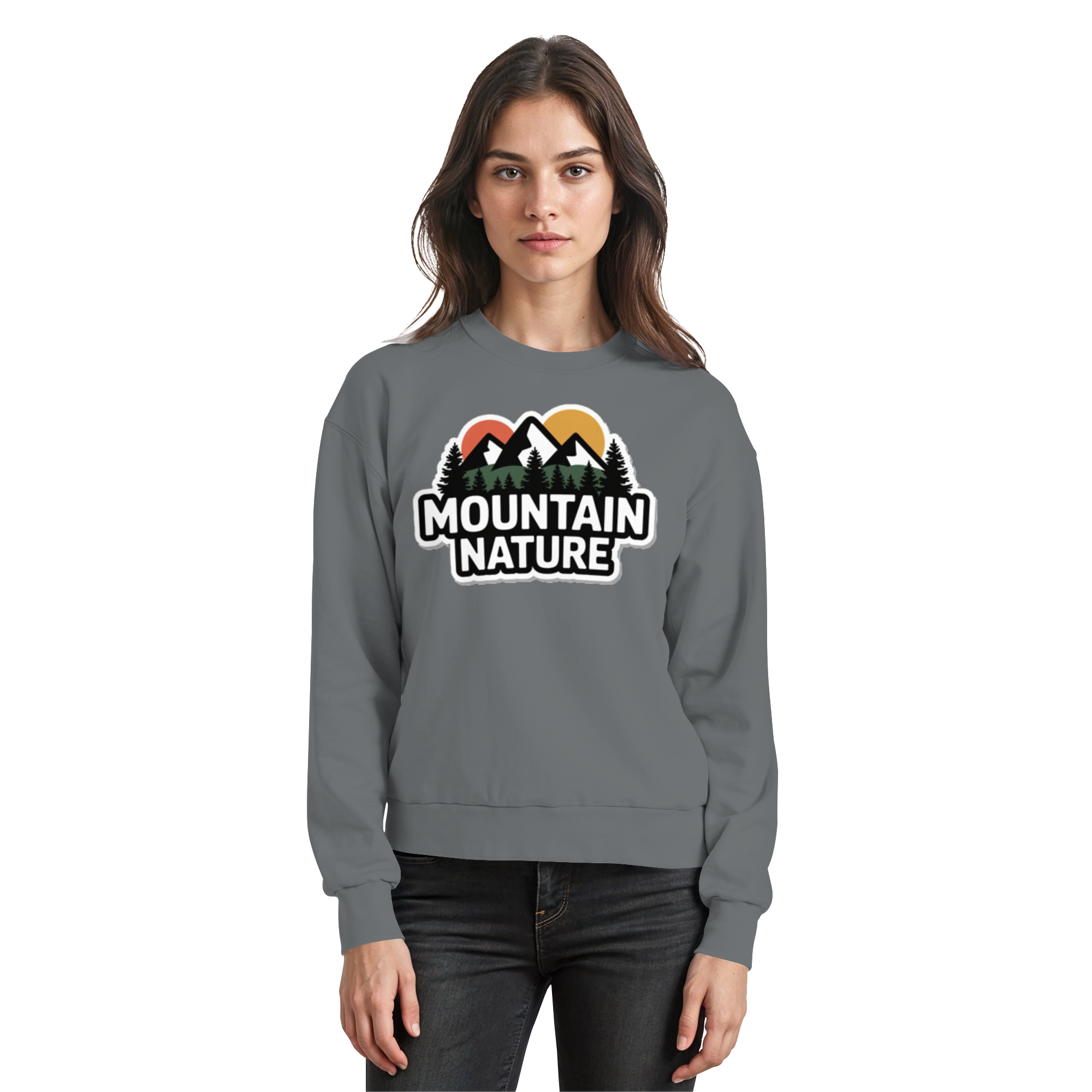 Mountain nature - Basic Sweatshirt - Arvenzo