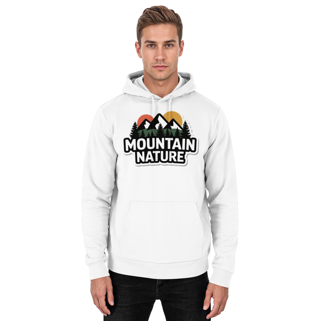 Mountain nature - Basic Unisex Hoodie - Arvenzo