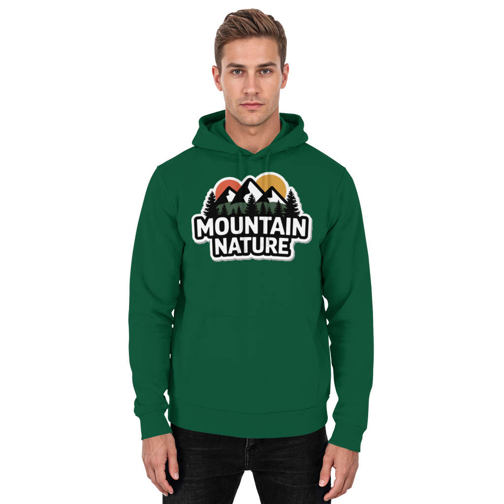 Mountain nature - Basic Unisex Hoodie - Arvenzo