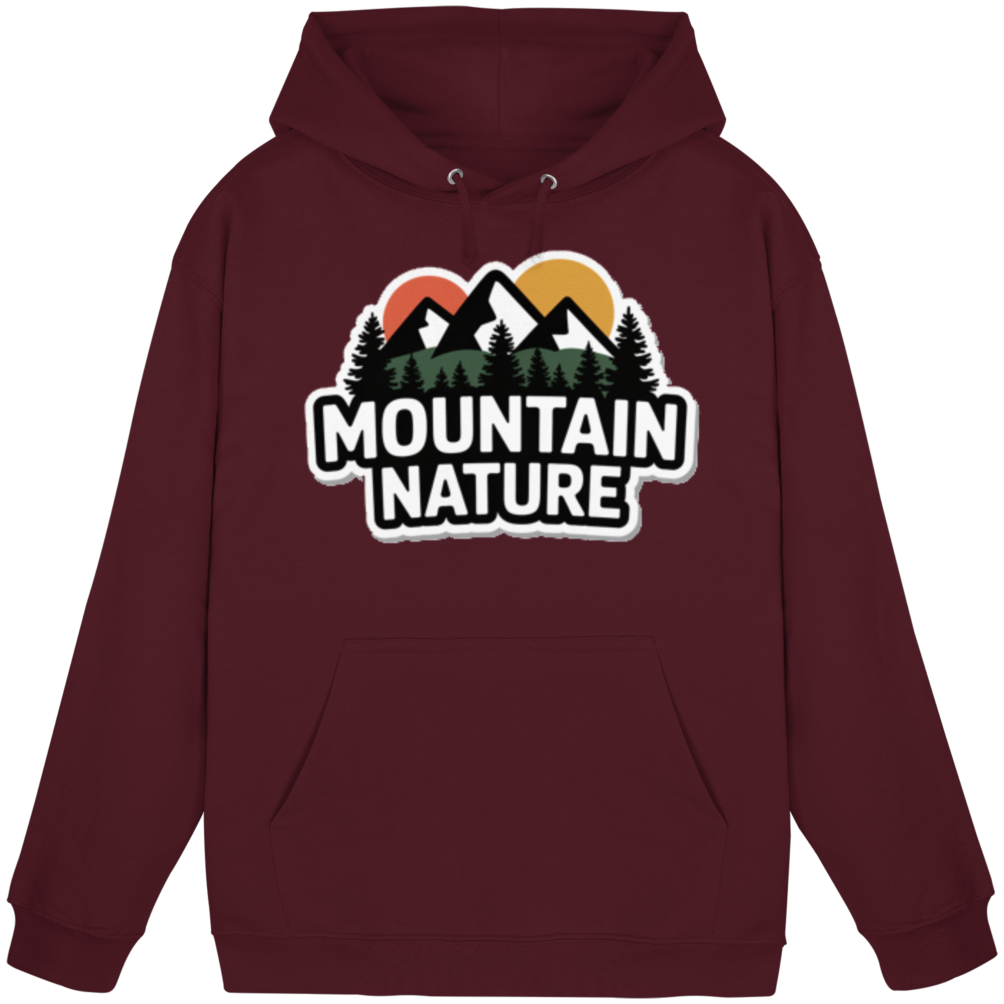 Mountain nature - Basic Unisex Hoodie - Arvenzo
