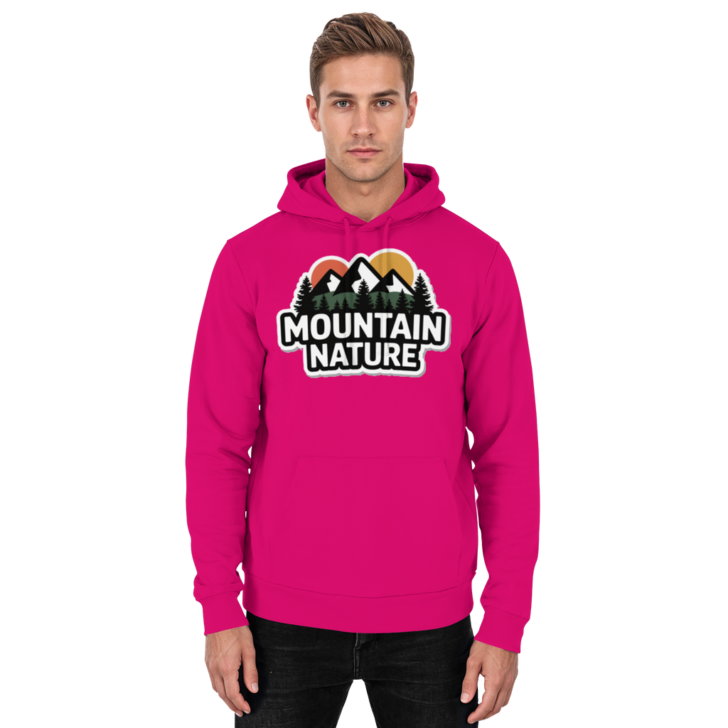 Mountain nature - Basic Unisex Hoodie - Arvenzo