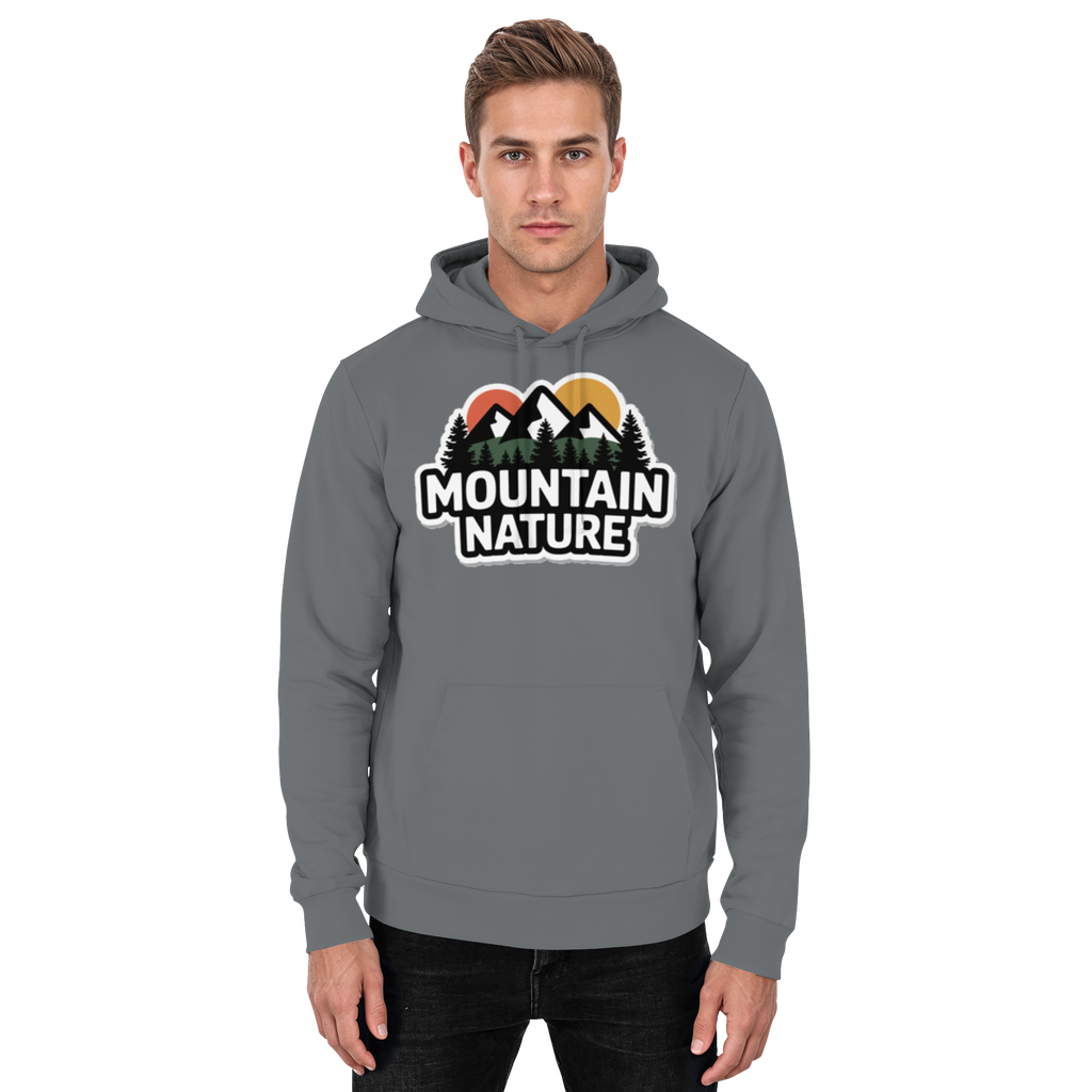 Mountain nature - Basic Unisex Hoodie - Arvenzo